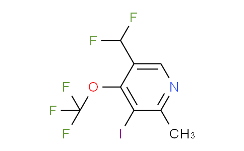 AM211206 | 1806162-53-7 | 5-(Difluoromethyl)-3-iodo-2-methyl-4-(trifluoromethoxy)pyridine