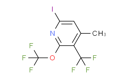 6-Iodo-4-methyl-2-(trifluoromethoxy)-3-(trifluoromethyl)pyridine