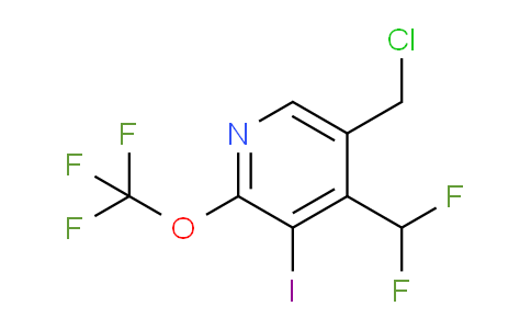 5-(Chloromethyl)-4-(difluoromethyl)-3-iodo-2-(trifluoromethoxy)pyridine