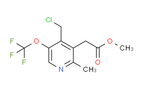 Methyl 4-(chloromethyl)-2-methyl-5-(trifluoromethoxy)pyridine-3-acetate