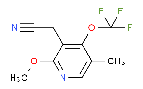 2-Methoxy-5-methyl-4-(trifluoromethoxy)pyridine-3-acetonitrile