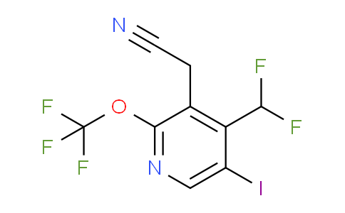 AM211256 | 1804356-13-5 | 4-(Difluoromethyl)-5-iodo-2-(trifluoromethoxy)pyridine-3-acetonitrile