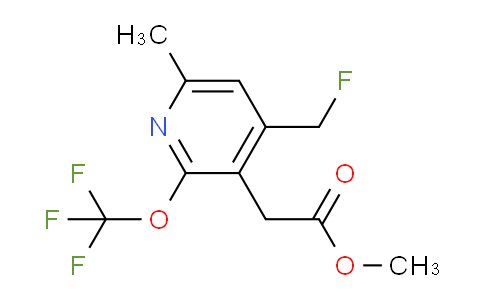 AM21126 | 1361713-34-9 | Methyl 4-(fluoromethyl)-6-methyl-2-(trifluoromethoxy)pyridine-3-acetate