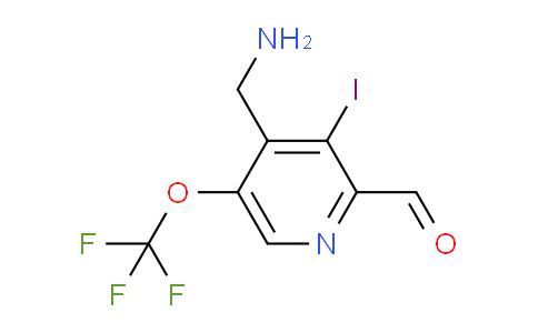 4-(Aminomethyl)-3-iodo-5-(trifluoromethoxy)pyridine-2-carboxaldehyde