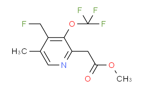 Methyl 4-(fluoromethyl)-5-methyl-3-(trifluoromethoxy)pyridine-2-acetate