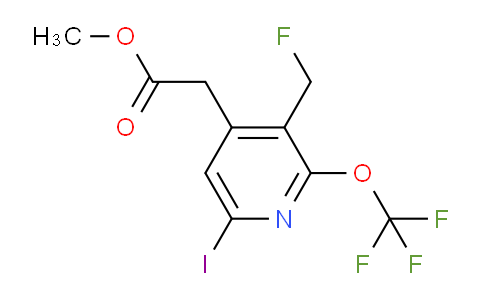 AM211299 | 1804358-76-6 | Methyl 3-(fluoromethyl)-6-iodo-2-(trifluoromethoxy)pyridine-4-acetate