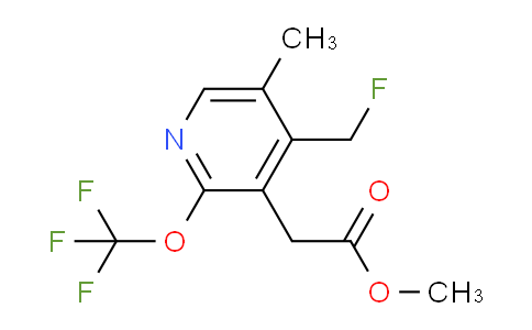 AM21130 | 1361836-52-3 | Methyl 4-(fluoromethyl)-5-methyl-2-(trifluoromethoxy)pyridine-3-acetate