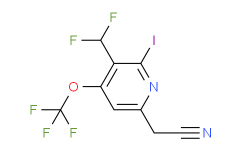 AM211328 | 1804764-11-1 | 3-(Difluoromethyl)-2-iodo-4-(trifluoromethoxy)pyridine-6-acetonitrile
