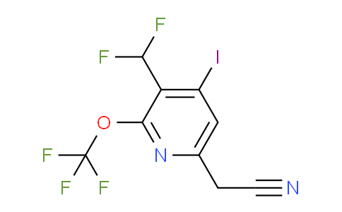 AM211330 | 1804438-29-6 | 3-(Difluoromethyl)-4-iodo-2-(trifluoromethoxy)pyridine-6-acetonitrile
