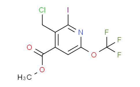 AM211338 | 1804366-34-4 | Methyl 3-(chloromethyl)-2-iodo-6-(trifluoromethoxy)pyridine-4-carboxylate