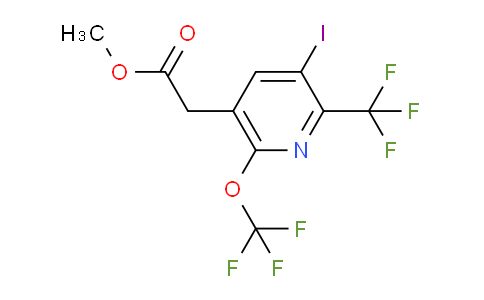 AM211343 | 1805102-52-6 | Methyl 3-iodo-6-(trifluoromethoxy)-2-(trifluoromethyl)pyridine-5-acetate