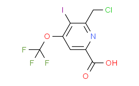 AM211345 | 1804356-14-6 | 2-(Chloromethyl)-3-iodo-4-(trifluoromethoxy)pyridine-6-carboxylic acid