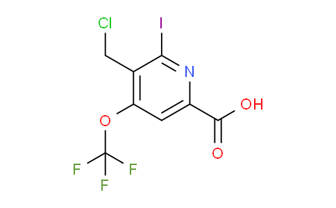 AM211347 | 1806256-87-0 | 3-(Chloromethyl)-2-iodo-4-(trifluoromethoxy)pyridine-6-carboxylic acid