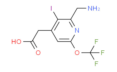 AM211348 | 1806179-63-4 | 2-(Aminomethyl)-3-iodo-6-(trifluoromethoxy)pyridine-4-acetic acid