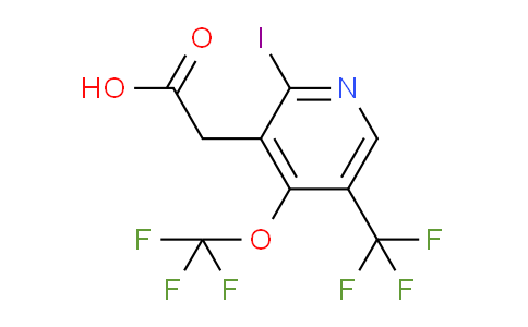 AM211351 | 1806748-50-4 | 2-Iodo-4-(trifluoromethoxy)-5-(trifluoromethyl)pyridine-3-acetic acid