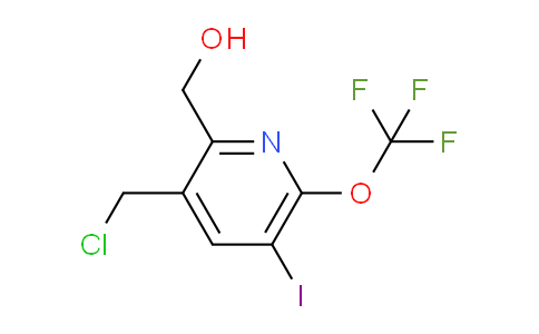 3-(Chloromethyl)-5-iodo-6-(trifluoromethoxy)pyridine-2-methanol