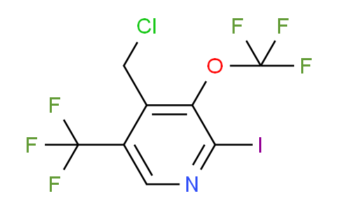 4-(Chloromethyl)-2-iodo-3-(trifluoromethoxy)-5-(trifluoromethyl)pyridine