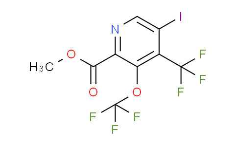 Methyl 5-iodo-3-(trifluoromethoxy)-4-(trifluoromethyl)pyridine-2-carboxylate