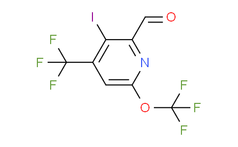3-Iodo-6-(trifluoromethoxy)-4-(trifluoromethyl)pyridine-2-carboxaldehyde