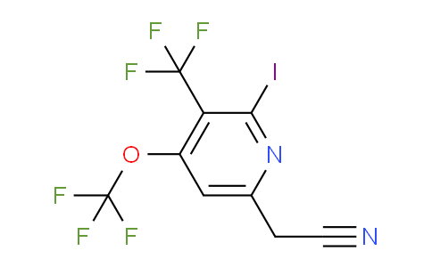 AM211385 | 1806744-31-9 | 2-Iodo-4-(trifluoromethoxy)-3-(trifluoromethyl)pyridine-6-acetonitrile