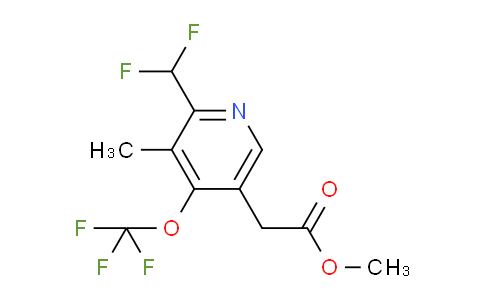 AM21140 | 1361793-98-7 | Methyl 2-(difluoromethyl)-3-methyl-4-(trifluoromethoxy)pyridine-5-acetate