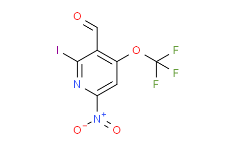 2-Iodo-6-nitro-4-(trifluoromethoxy)pyridine-3-carboxaldehyde