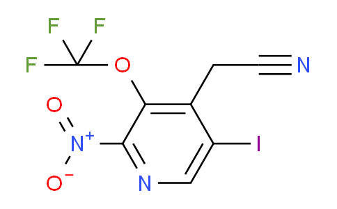 5-Iodo-2-nitro-3-(trifluoromethoxy)pyridine-4-acetonitrile