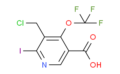 3-(Chloromethyl)-2-iodo-4-(trifluoromethoxy)pyridine-5-carboxylic acid
