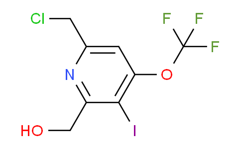 6-(Chloromethyl)-3-iodo-4-(trifluoromethoxy)pyridine-2-methanol