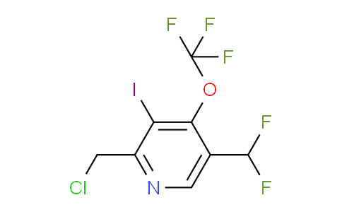 AM211430 | 1804795-48-9 | 2-(Chloromethyl)-5-(difluoromethyl)-3-iodo-4-(trifluoromethoxy)pyridine