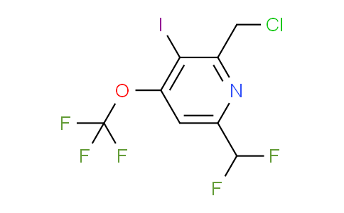 AM211432 | 1805978-54-4 | 2-(Chloromethyl)-6-(difluoromethyl)-3-iodo-4-(trifluoromethoxy)pyridine
