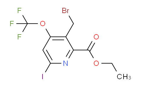 AM211438 | 1804776-36-0 | Ethyl 3-(bromomethyl)-6-iodo-4-(trifluoromethoxy)pyridine-2-carboxylate