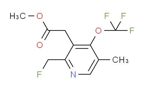 Methyl 2-(fluoromethyl)-5-methyl-4-(trifluoromethoxy)pyridine-3-acetate