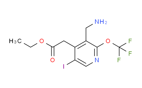 AM211461 | 1806137-55-2 | Ethyl 3-(aminomethyl)-5-iodo-2-(trifluoromethoxy)pyridine-4-acetate