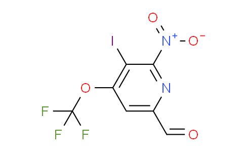 AM211491 | 1804343-16-5 | 3-Iodo-2-nitro-4-(trifluoromethoxy)pyridine-6-carboxaldehyde