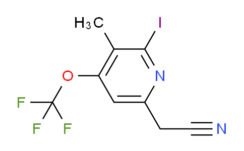 AM211498 | 1806741-10-5 | 2-Iodo-3-methyl-4-(trifluoromethoxy)pyridine-6-acetonitrile