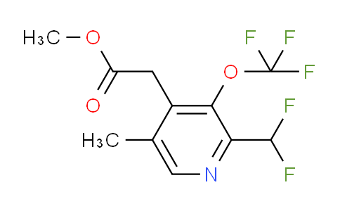 AM21150 | 1361873-50-8 | Methyl 2-(difluoromethyl)-5-methyl-3-(trifluoromethoxy)pyridine-4-acetate