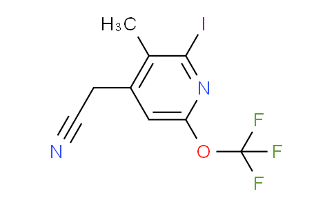 AM211500 | 1804442-04-3 | 2-Iodo-3-methyl-6-(trifluoromethoxy)pyridine-4-acetonitrile