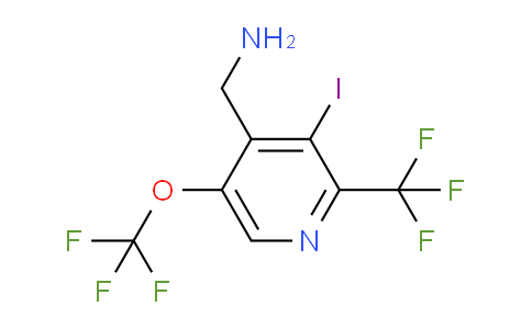 AM211501 | 1806250-23-6 | 4-(Aminomethyl)-3-iodo-5-(trifluoromethoxy)-2-(trifluoromethyl)pyridine