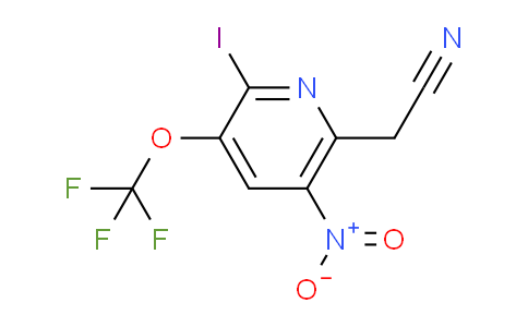 AM211528 | 1804477-27-7 | 2-Iodo-5-nitro-3-(trifluoromethoxy)pyridine-6-acetonitrile