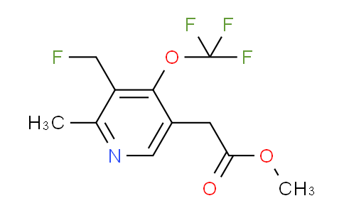 Methyl 3-(fluoromethyl)-2-methyl-4-(trifluoromethoxy)pyridine-5-acetate
