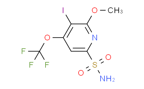 3-Iodo-2-methoxy-4-(trifluoromethoxy)pyridine-6-sulfonamide