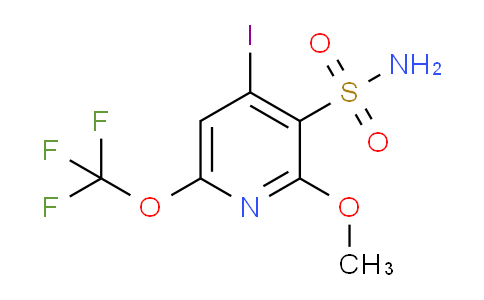 4-Iodo-2-methoxy-6-(trifluoromethoxy)pyridine-3-sulfonamide