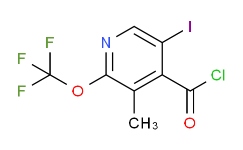 5-Iodo-3-methyl-2-(trifluoromethoxy)pyridine-4-carbonyl chloride