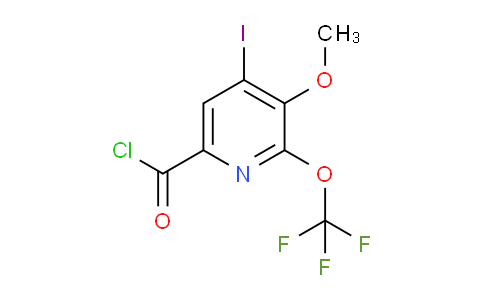 4-Iodo-3-methoxy-2-(trifluoromethoxy)pyridine-6-carbonyl chloride