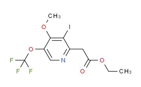 AM211572 | 1806737-79-0 | Ethyl 3-iodo-4-methoxy-5-(trifluoromethoxy)pyridine-2-acetate