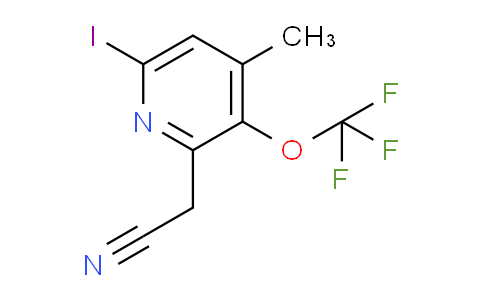 AM211577 | 1804442-13-4 | 6-Iodo-4-methyl-3-(trifluoromethoxy)pyridine-2-acetonitrile