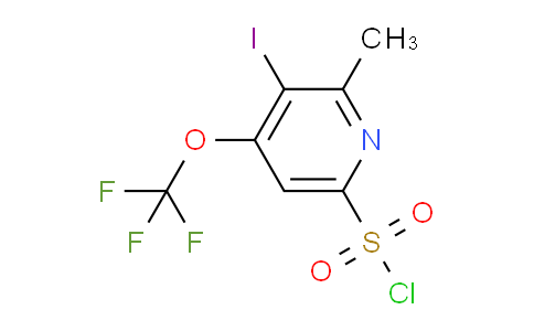 AM211590 | 1804776-74-6 | 3-Iodo-2-methyl-4-(trifluoromethoxy)pyridine-6-sulfonyl chloride