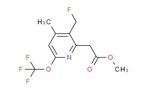 AM21160 | 1361729-39-6 | Methyl 3-(fluoromethyl)-4-methyl-6-(trifluoromethoxy)pyridine-2-acetate