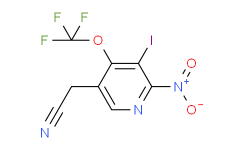 AM211607 | 1806166-86-8 | 3-Iodo-2-nitro-4-(trifluoromethoxy)pyridine-5-acetonitrile
